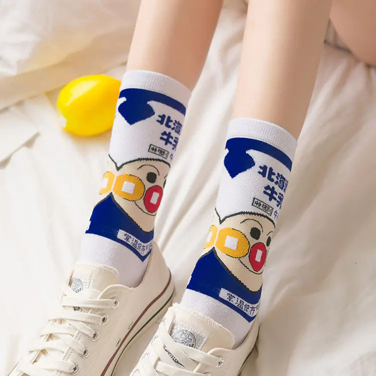 Anime Mid-Calf Socks