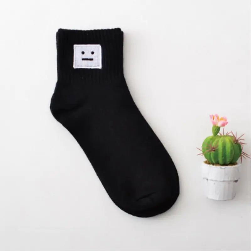 Cartoon Embroidery Socks