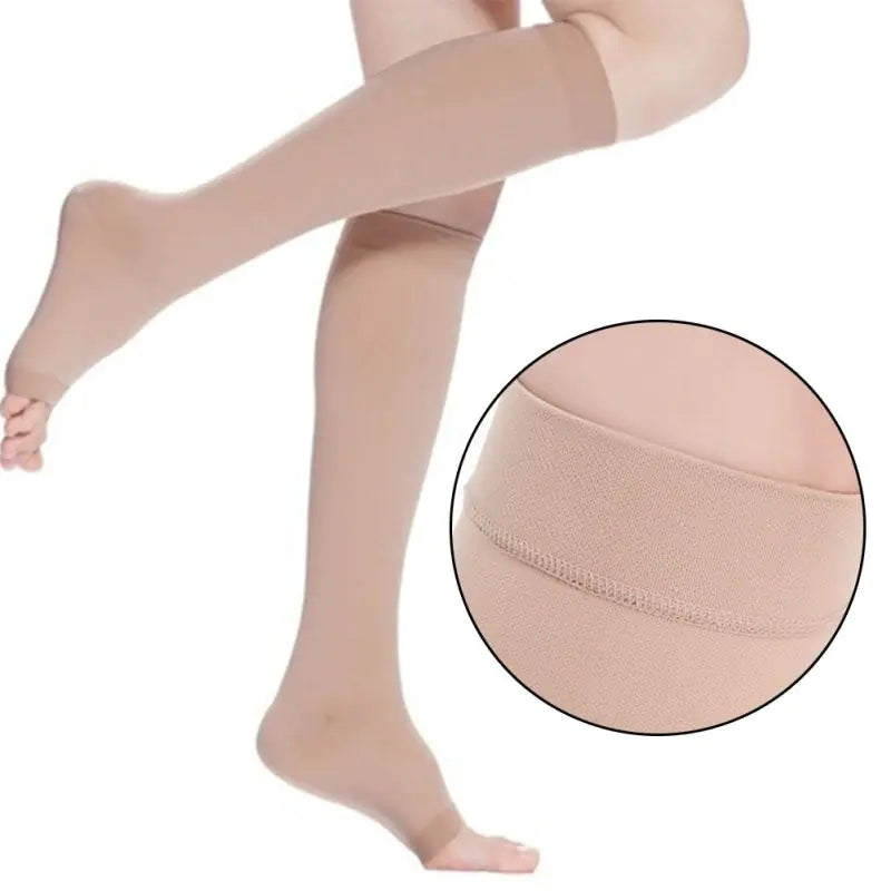 Open-Toe Compression Socks