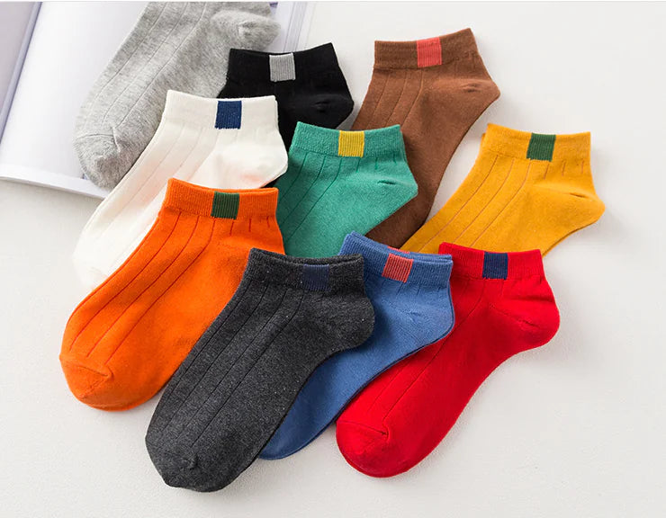 Candy Color Ankle Socks