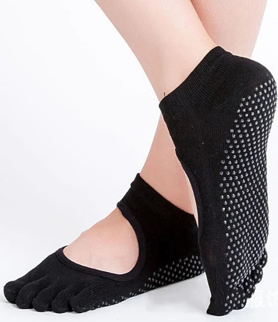 Five-Toe Yoga Socks