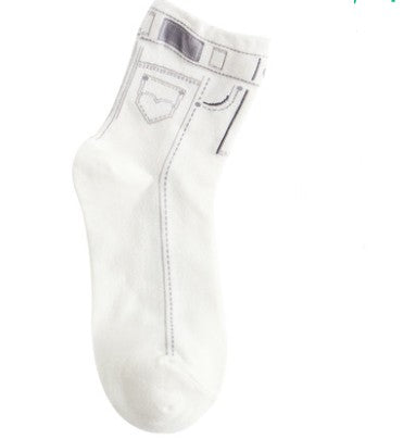 Cowboy Style Mid-Calf Socks