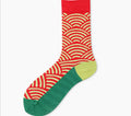 Floral High Tube Socks